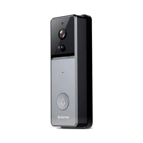 Denver Tuya Smart Home Doorbell with Camera - Black / Gray