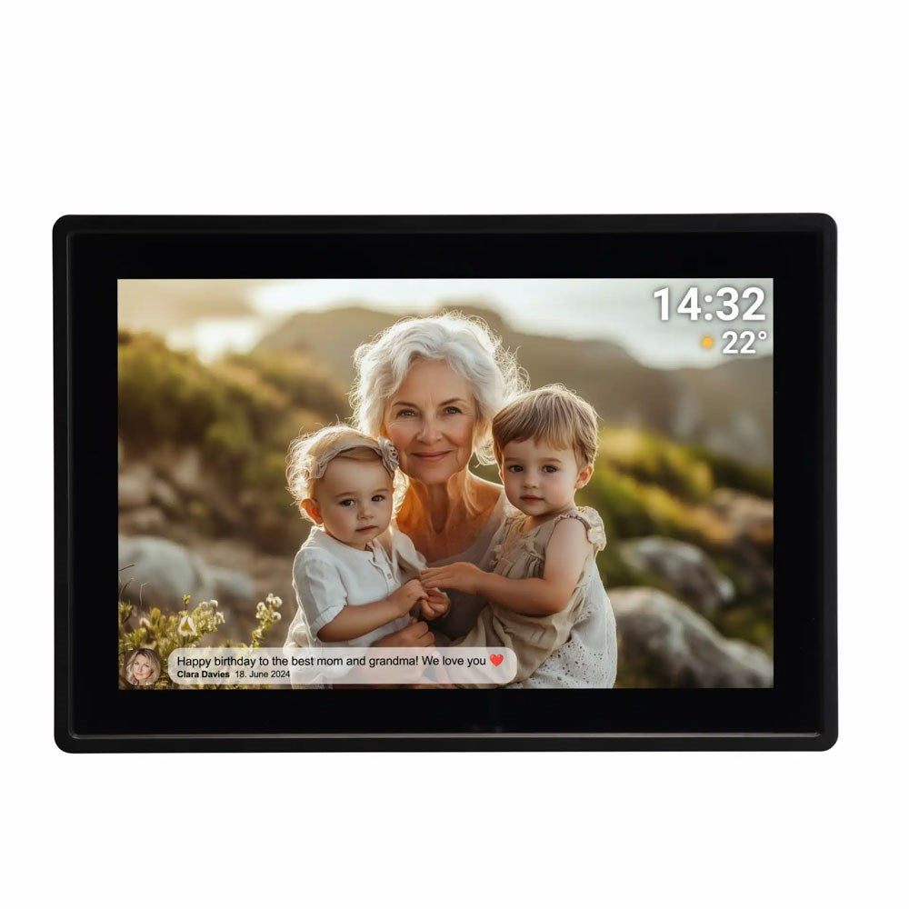 Denver PFF-1021 10.1" Digital Frameo WiFi Digital Photo Frame - 1280x800 / 16GB - Black