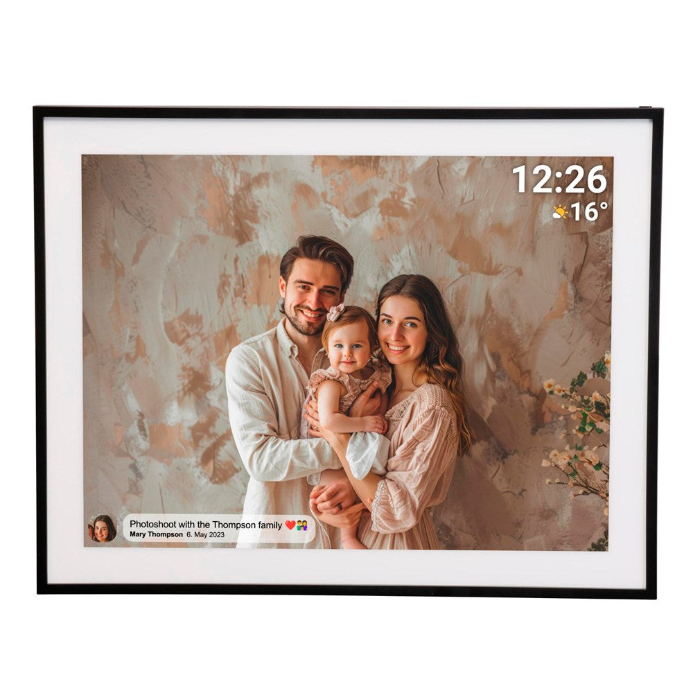 Denver HD Digital WiFi Photo Frame with Frameo Photo Software - 19" / 32GB - Black