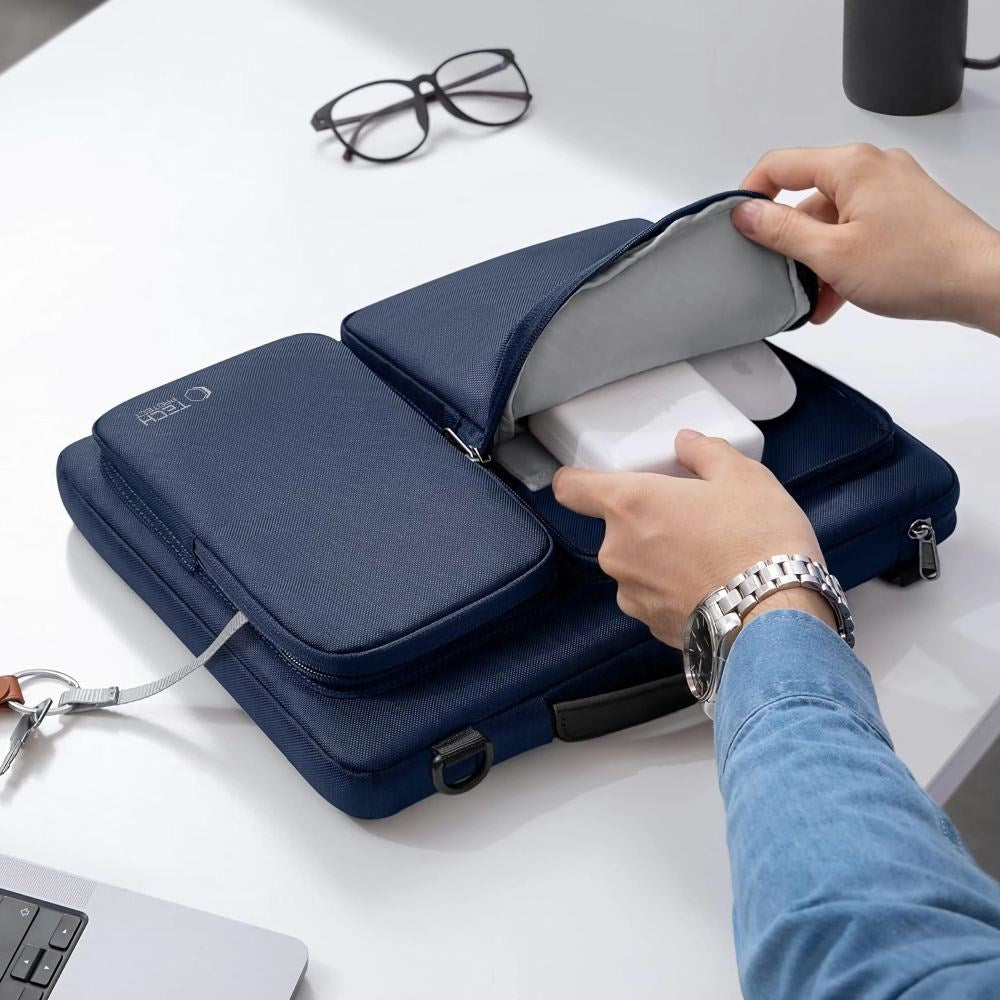 Tech-Protect Protective Bag for Laptops 13-14" - Grey