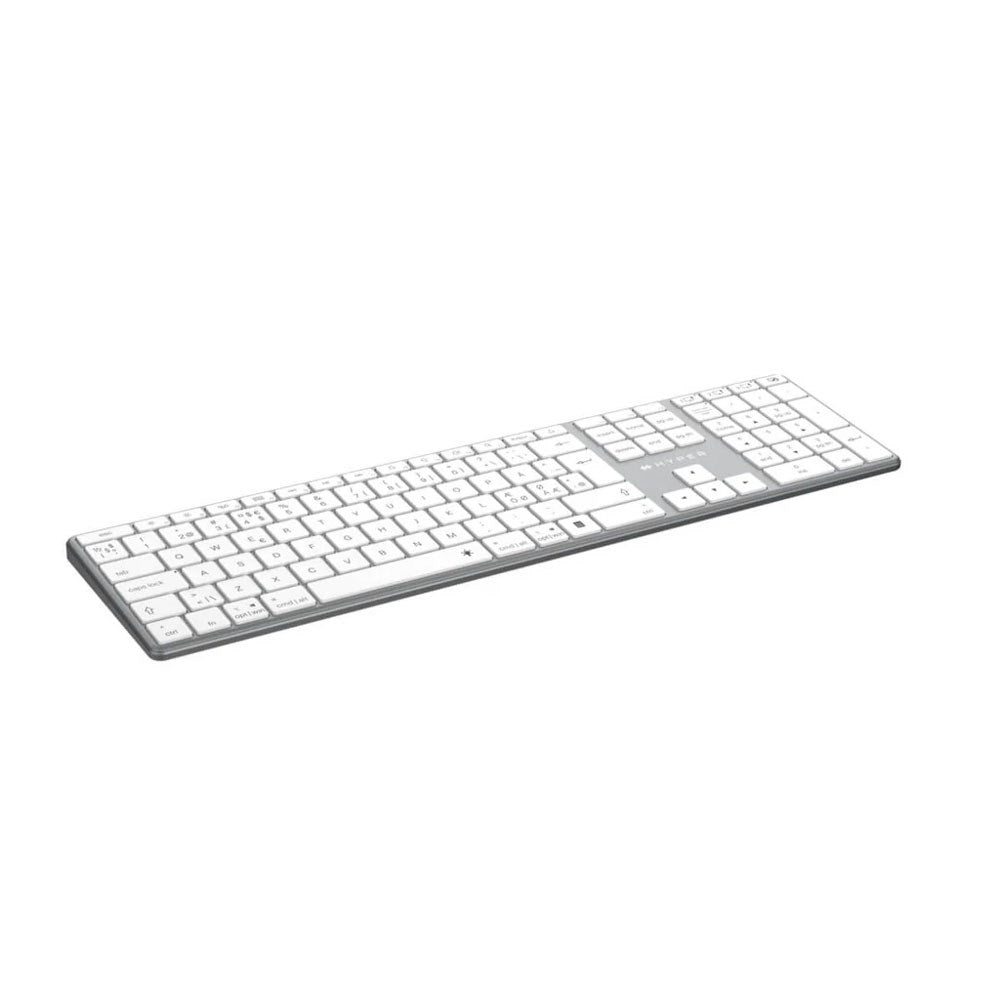 Hyper Hyperspace Bluetooth Keyboard with Nordic Layout - White