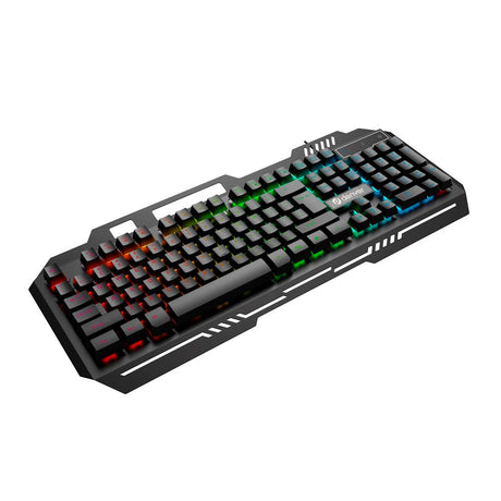 Denver GKB-231 Gaming Keyboard with USB Cable & RGB Light - Nordic Layout - Black