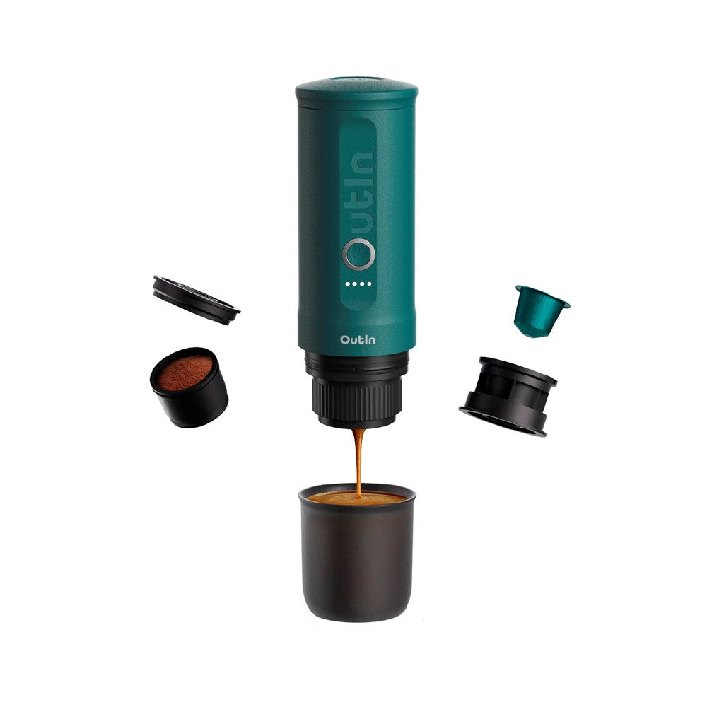 OutIn Nano Portable Espresso Machine - Teal