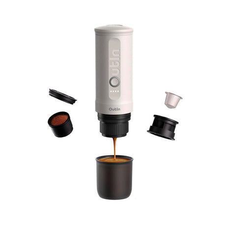 OutIn Nano Portable Espresso Machine - Pearl White