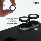 iPhone 16 / 16 Plus PanzerGlass Hoops - Camera Protection - Transparent / Black