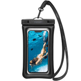 Spigen A610 Universal Waterproof Floating Pouch - Black (Max. Phone Size: 170 x 90mm)