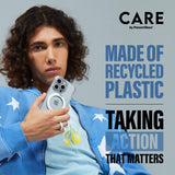 CARE by PanzerGlass iPhone 16 Pro Max Feature Kickstand Case - MagSafe Compatible - Transparent / Silver