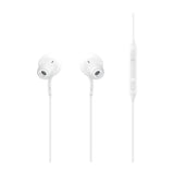 Original Samsung In-Ear Headphones Type-C Plug w. Microphone and Remote - White