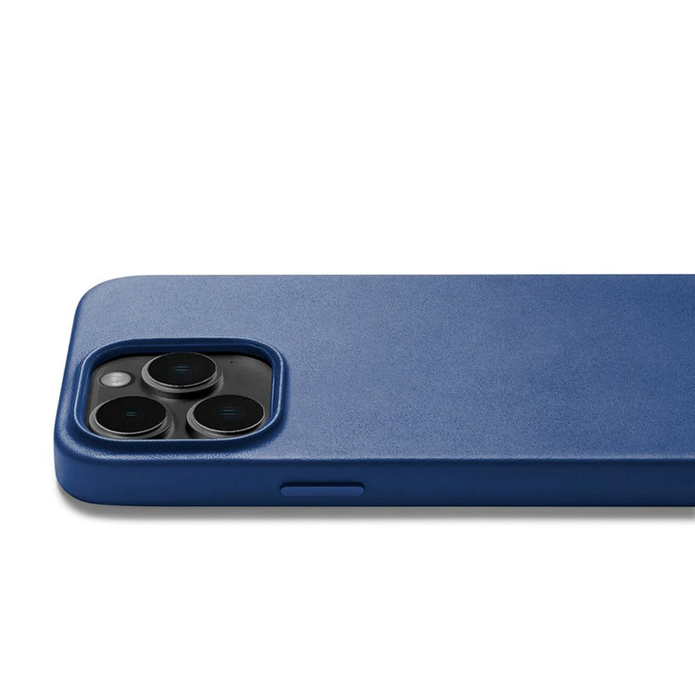 Mujjo iPhone 14 Pro Leather Case - MagSafe Compatible - Blue