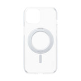 CARE by PanzerGlass iPhone 15 Feature Kickstand Case - MagSafe Compatible - Transparent / Silver