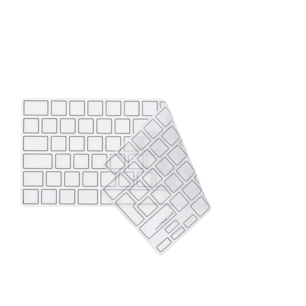 Philbert MacBook Pro 14/16" M1/M2 (2021-2023) Keyboard Case with Nordic Keyboard - Transparent / Black