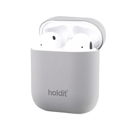 Holdit Nygård Silicone Case For AirPods (1st & 2nd gen.) - Taupe