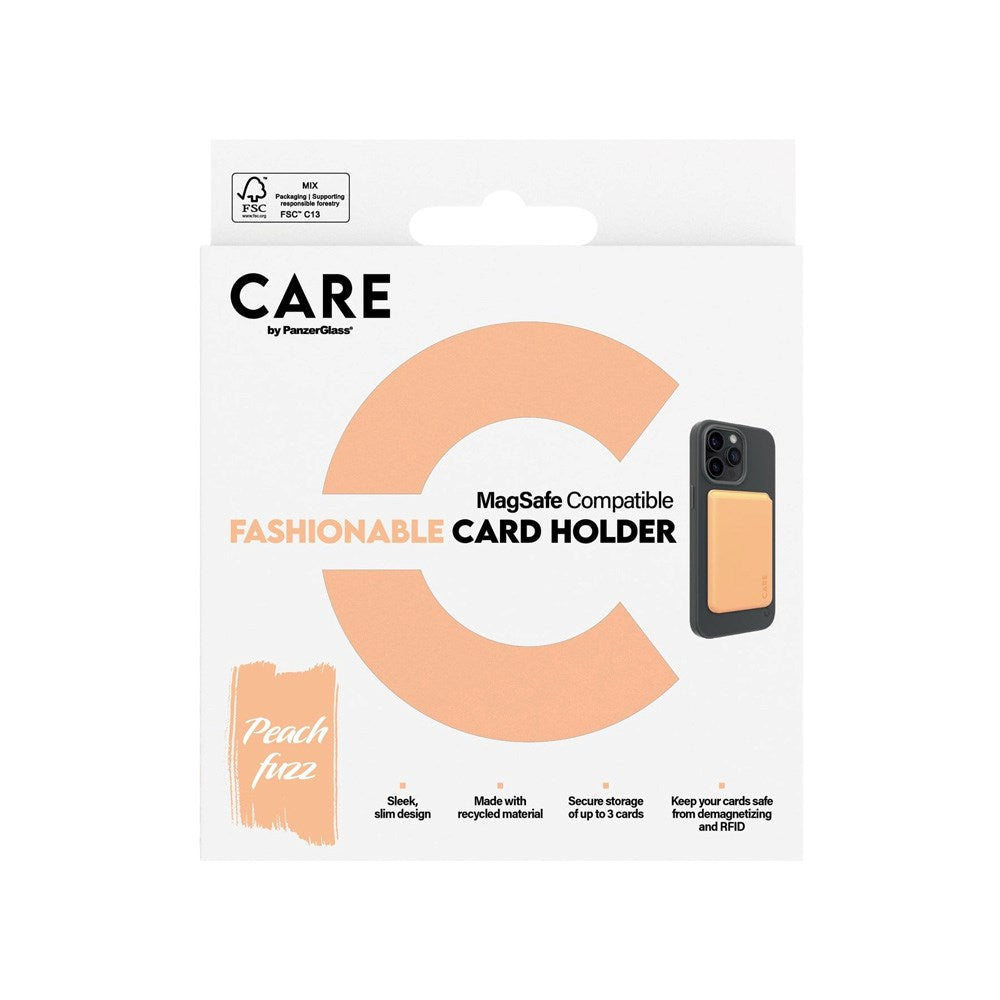 CARE by PanzerGlass Cardholder for Mobile - MagSafe Compatible - Orange