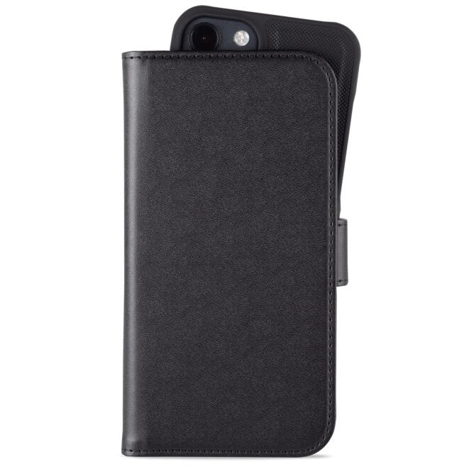 Holdit iPhone 13 Pro Extended Magnet Case Leather Wallet Case - Black