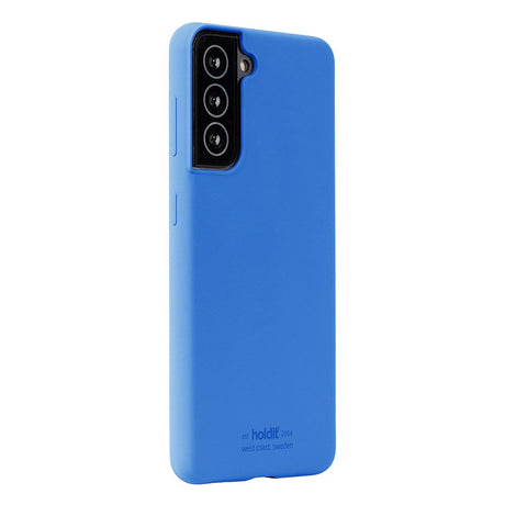 Holdit Samsung Galaxy S22 Soft Touch Silicone Case - Sky Blue