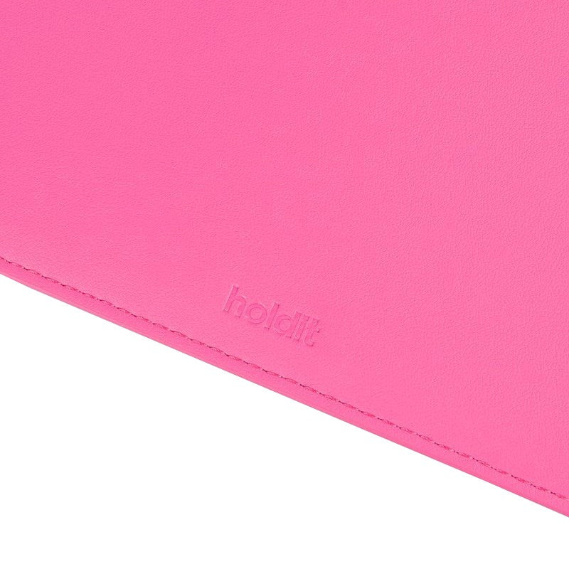 Holdit Vegan Leather Laptop Case 16" (38.5 x 25cm) - Bright Pink