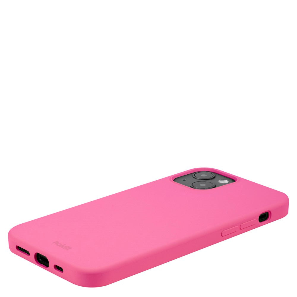 Holdit iPhone 14 Plus Soft Touch Silicone Case - Bright Pink