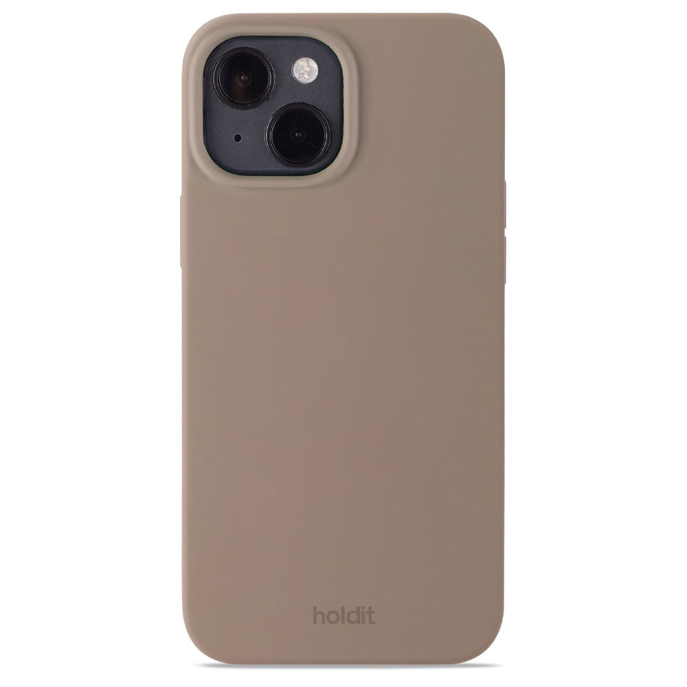 Holdit iPhone 14 / 13 Soft Touch Silicone Case - Mocha Brown