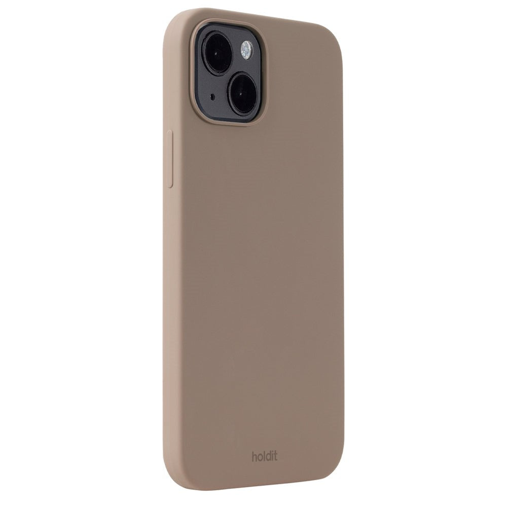 Holdit iPhone 14 Plus Soft Touch Silicone Case - Mocha Brown