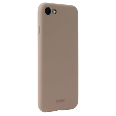 Holdit iPhone SE/8/7 Soft Touch Silicone Case - Mocha Brown