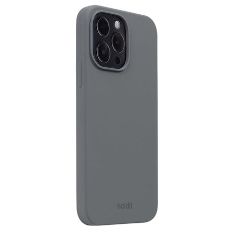 Holdit iPhone 14 Pro Max Soft Touch Silicone Case - Space Gray