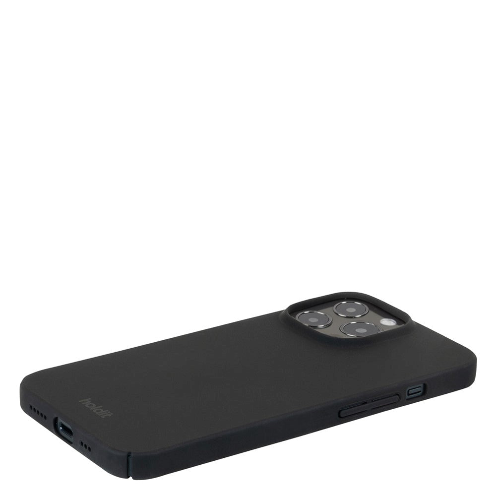 Holdit iPhone 13 Pro Slim Plastic Case - Black