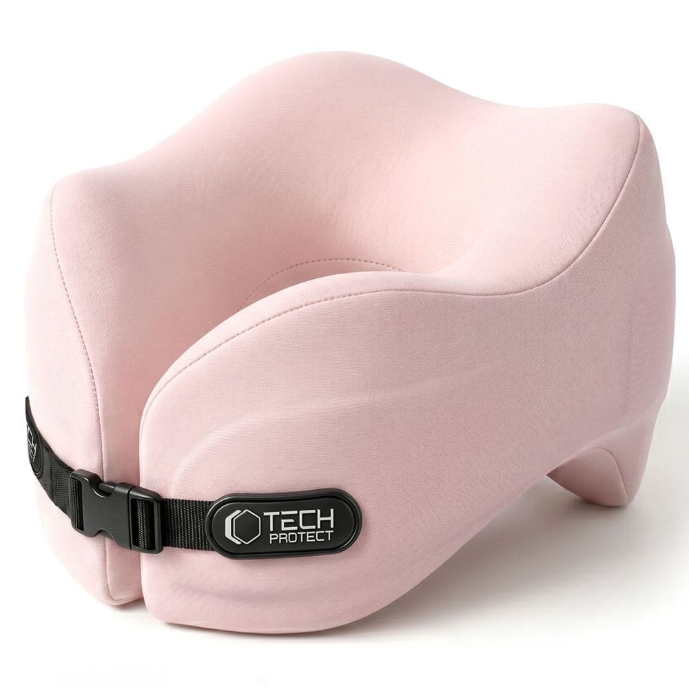Tech-Protect ComfortRest Travel Neck Pillow - Pink