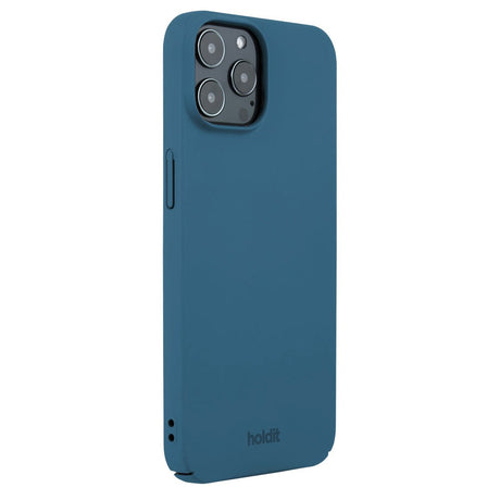 Holdit iPhone 12 / 12 Pro Slim Plastic Case - Denim Blue