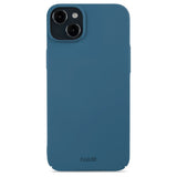 Holdit iPhone 15 Plus Slim Plastic Case - Denim Blue