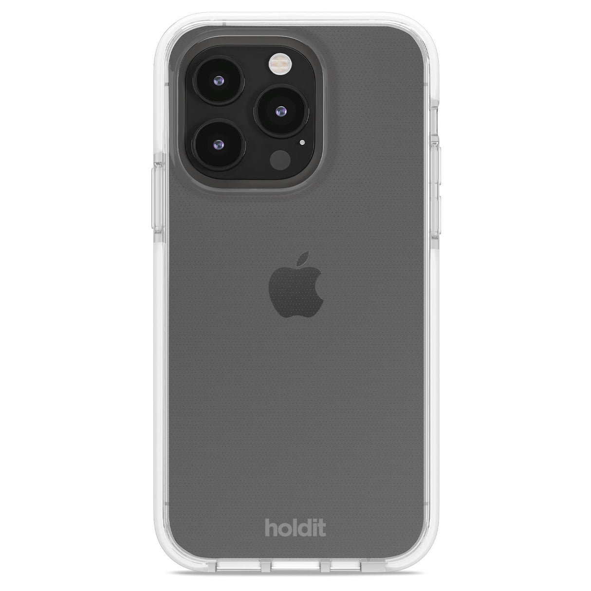 Holdit iPhone 15 Pro Seethru Case - White