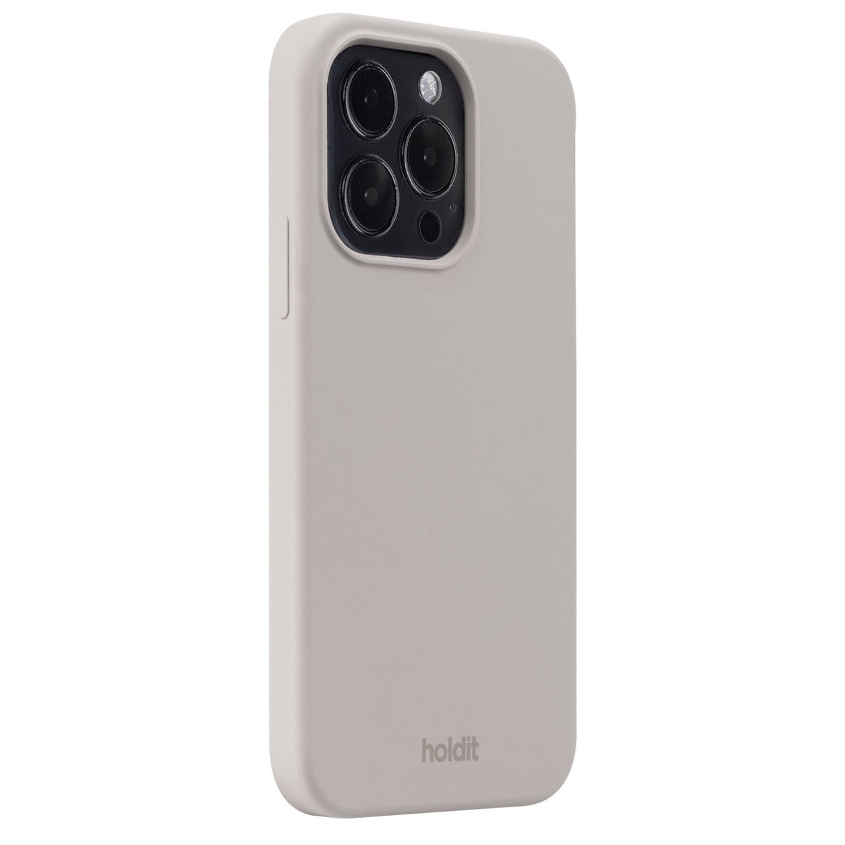 Holdit iPhone 15 Pro Soft Touch Silicone Case - Taupe