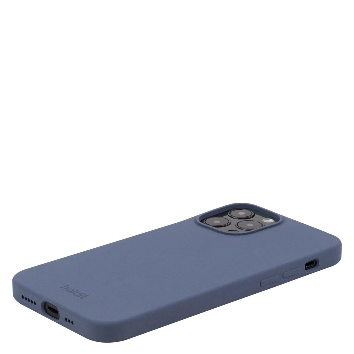 Holdit iPhone 15 Pro Max Soft Touch Silicone Case - Pacific Blue