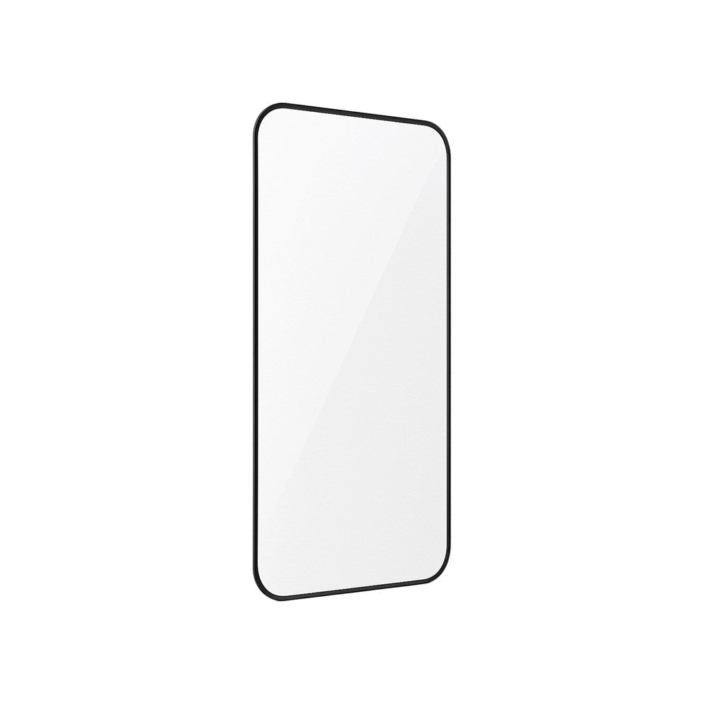 Holdit iPhone 16 / 15 / 14 Pro Tempered Glass Screen Protector 3D - Case Friendly - Transparent / Black Edges