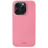 Holdit iPhone 15 Pro Soft Touch Silikone Case - Rouge Pink