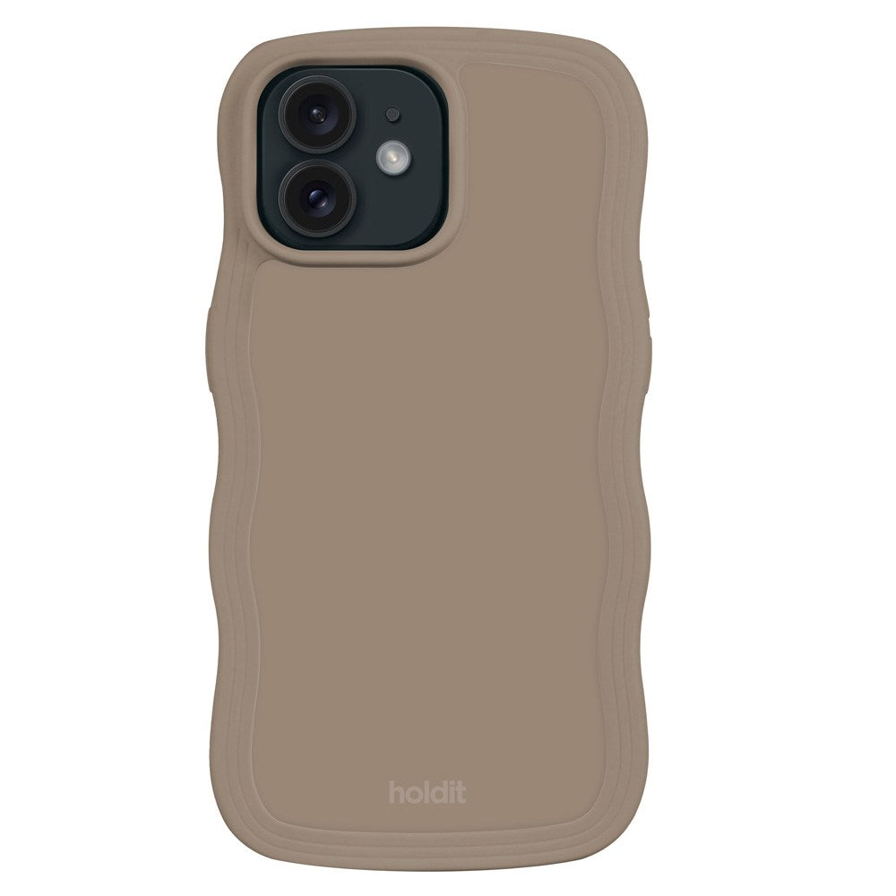 Holdit iPhone 12 / 12 Pro Wavy Case - Mocha Brown