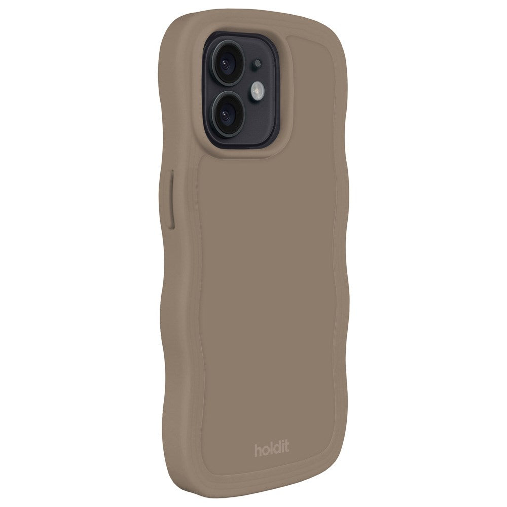 Holdit iPhone 12 / 12 Pro Wavy Case - Mocha Brown