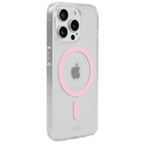 Holdit iPhone 15 Pro MagSafe Case - Transparent / Pink