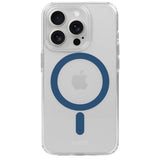 Holdit iPhone 15 Pro MagSafe Case - Transparent / Denim Blue