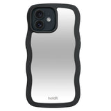 Holdit iPhone 12 / 12 Pro Wavy Case - Black / Mirror