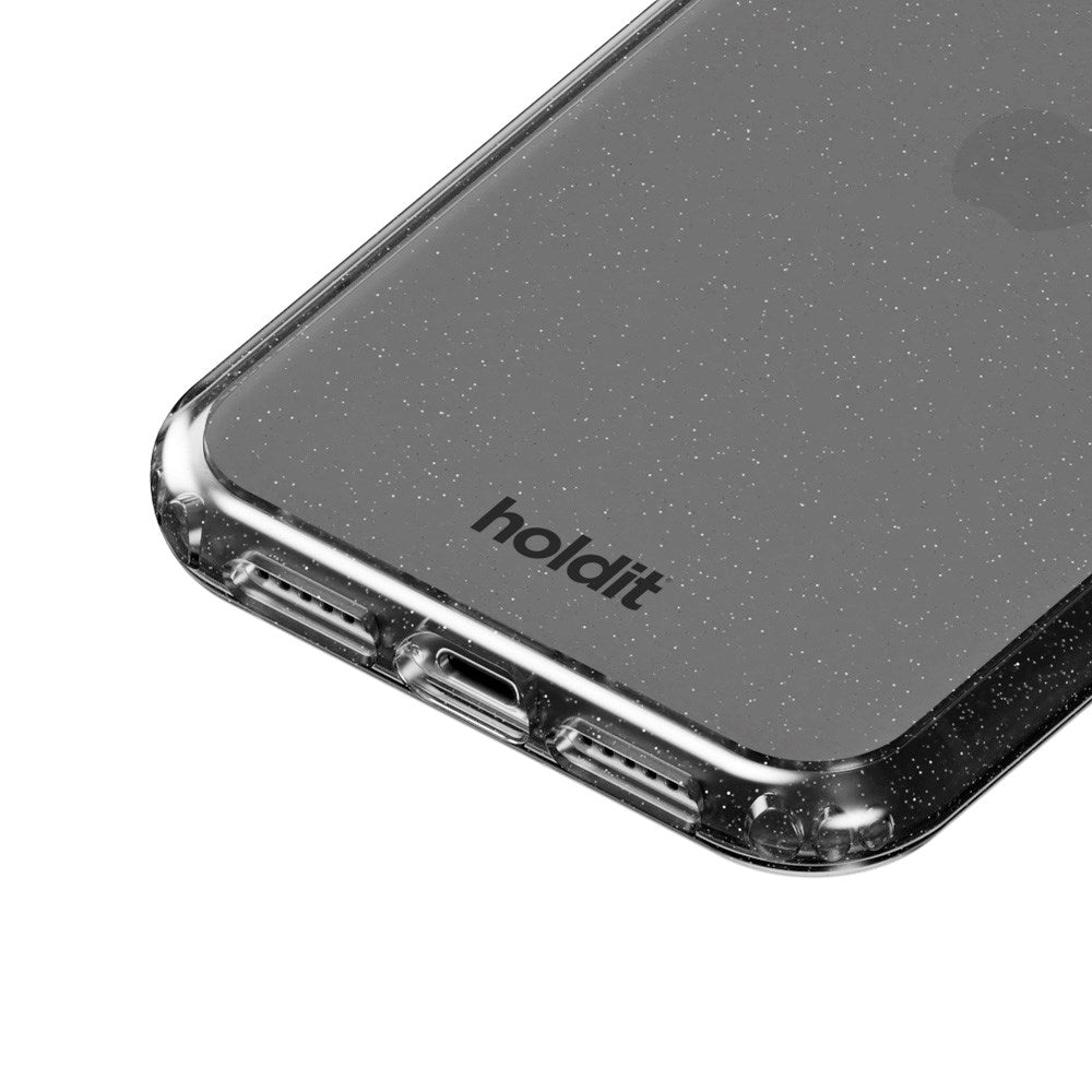 Holdit iPhone 11 / XR Glitter Case - Black