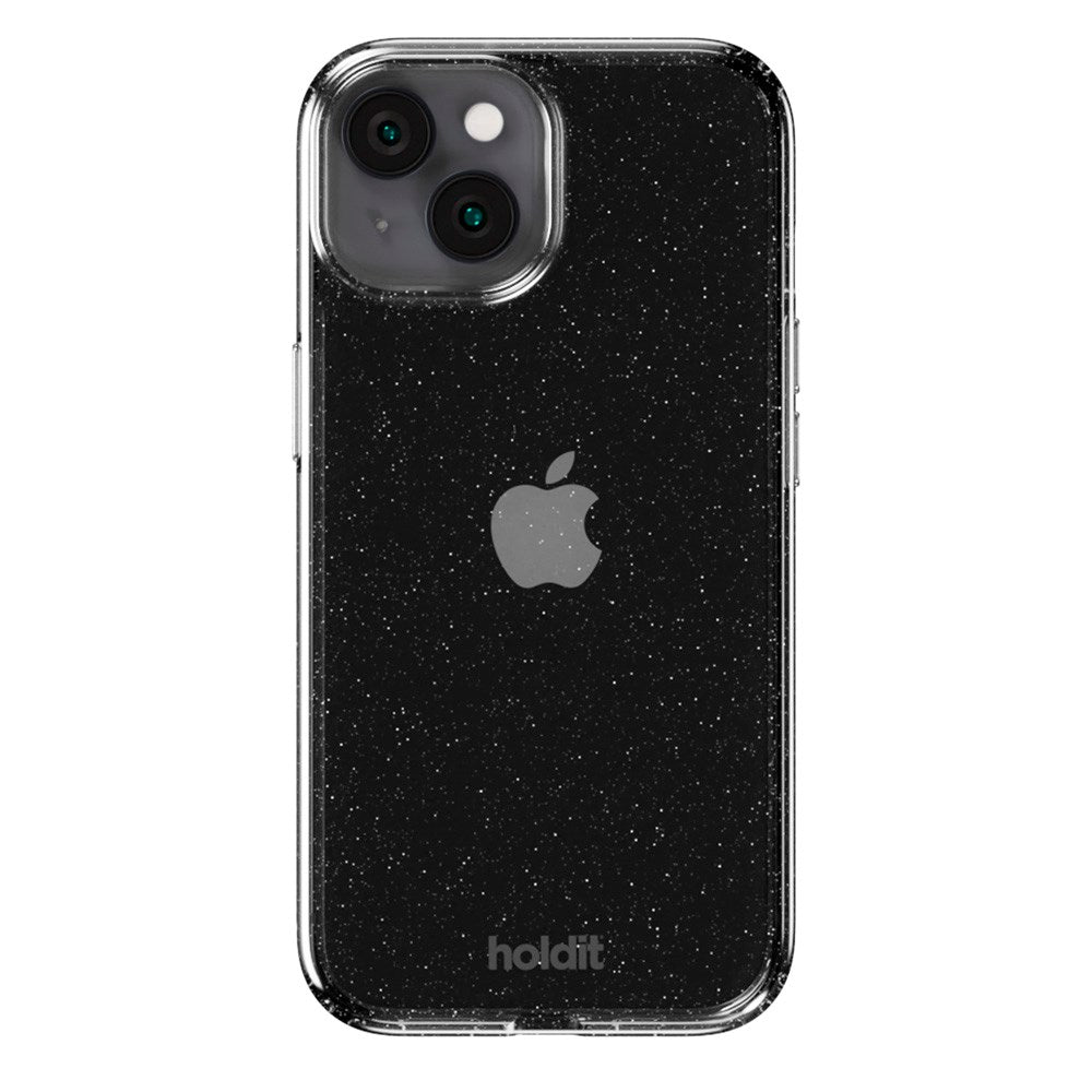 Holdit iPhone 15 / 14 / 13 Glitter Case - Black