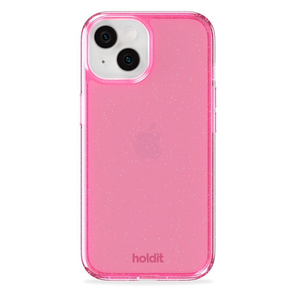 Holdit iPhone 15 / 14 / 13 Glitter Case - Pink