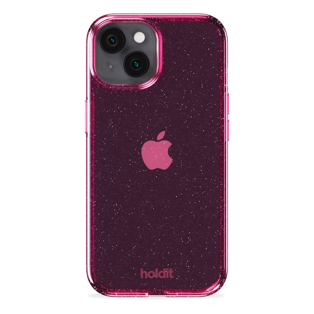 Holdit iPhone 15 / 14 / 13 Glitter Case - Pink