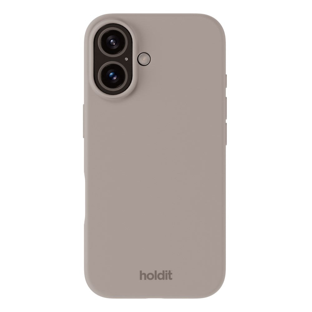 Holdit iPhone 16 Plus Soft Touch Silikone Case - Taupe