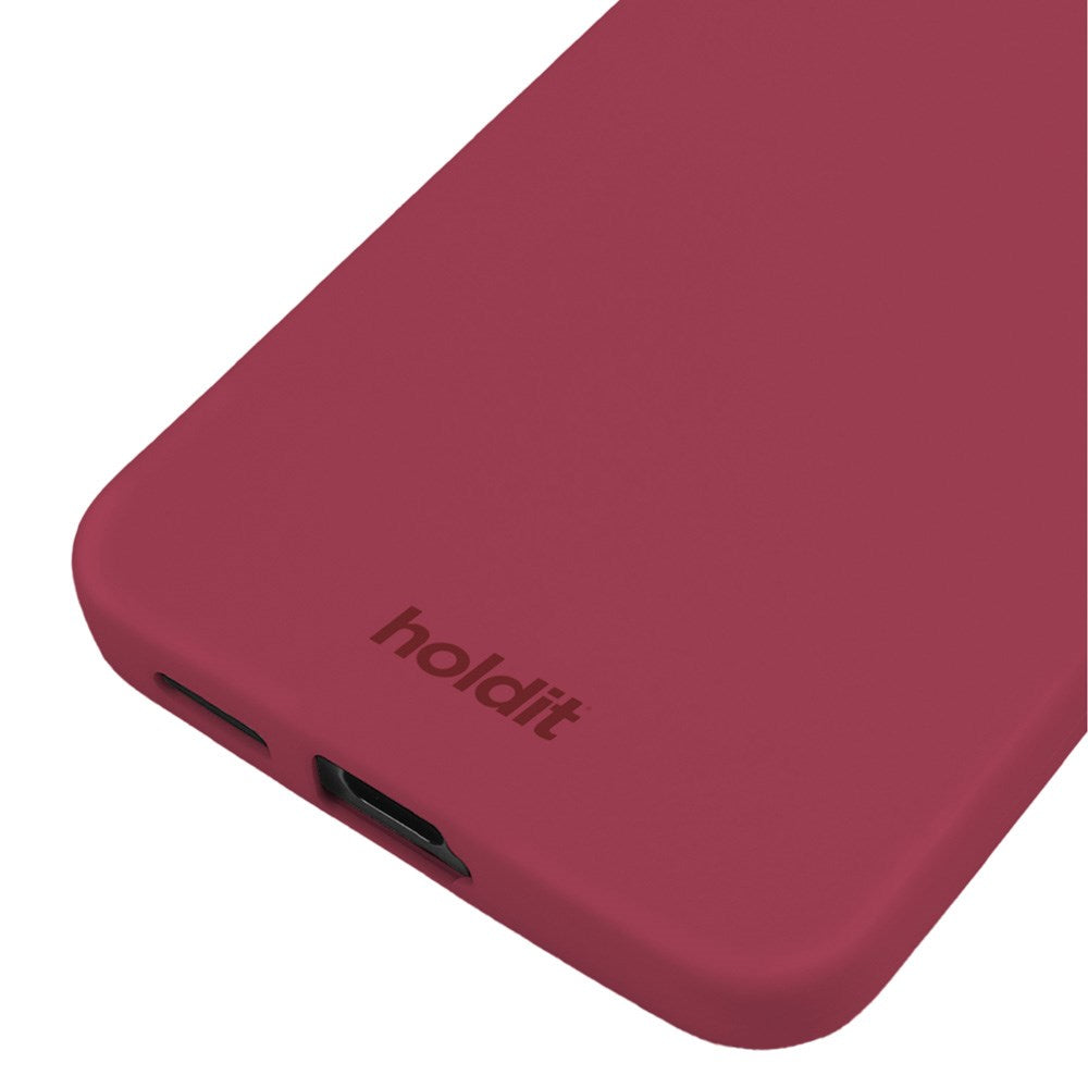 Holdit Samsung Galaxy S25 Soft Touch Silikone Case - Red Velvet