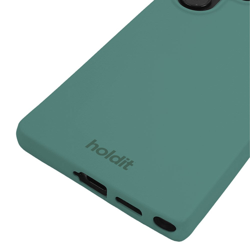 Holdit Samsung Galaxy S25 Ultra Soft Touch Silikone Case - Moss Green