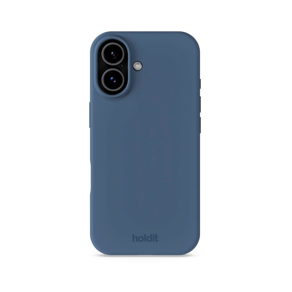 Holdit iPhone 17 Soft Touch Silicone Case - Pacific Blue