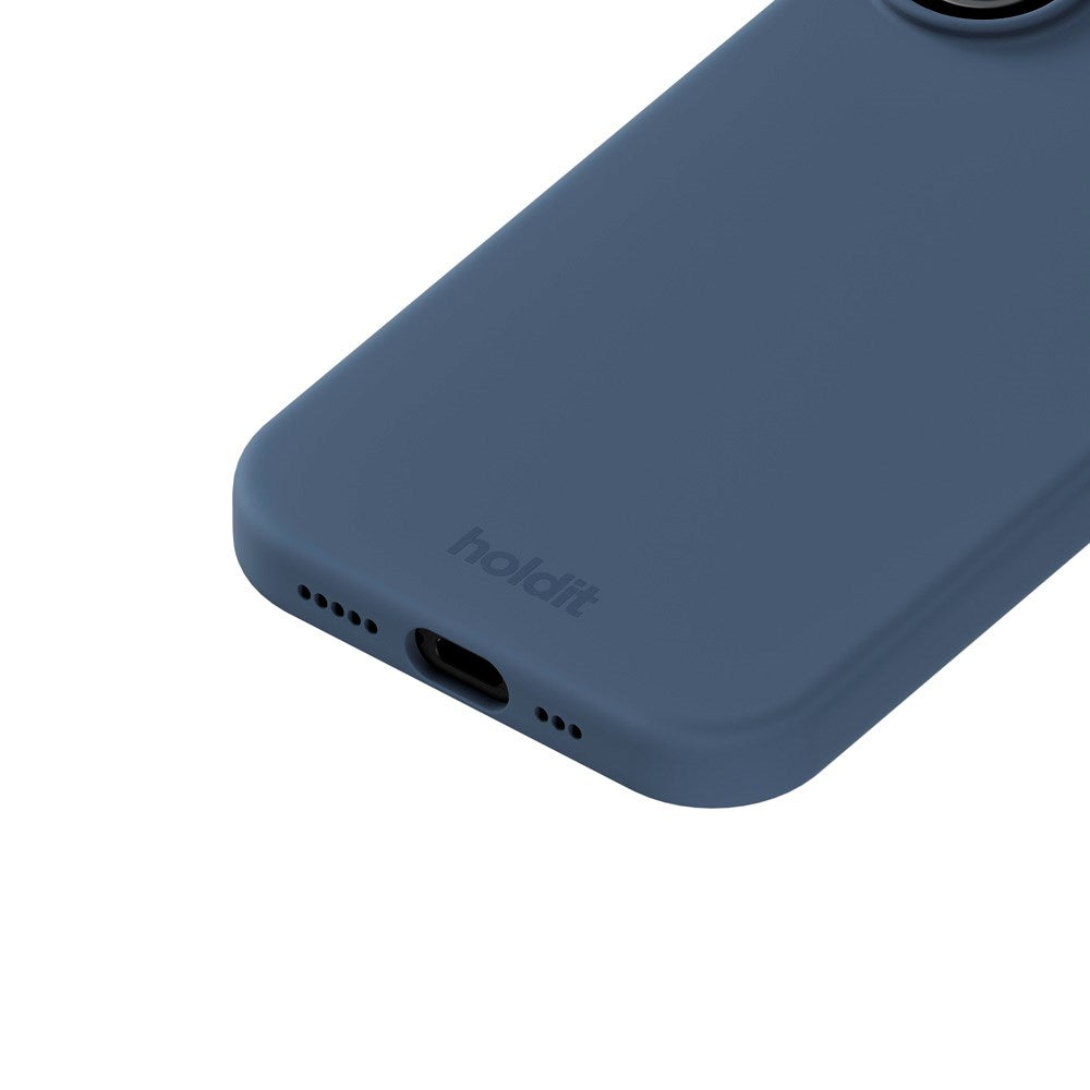 Holdit iPhone 17 Soft Touch Silicone Case - Pacific Blue