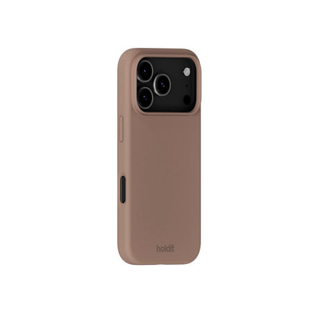 Holdit iPhone 17 Pro Soft Touch Silicone Case - Mocha Brown