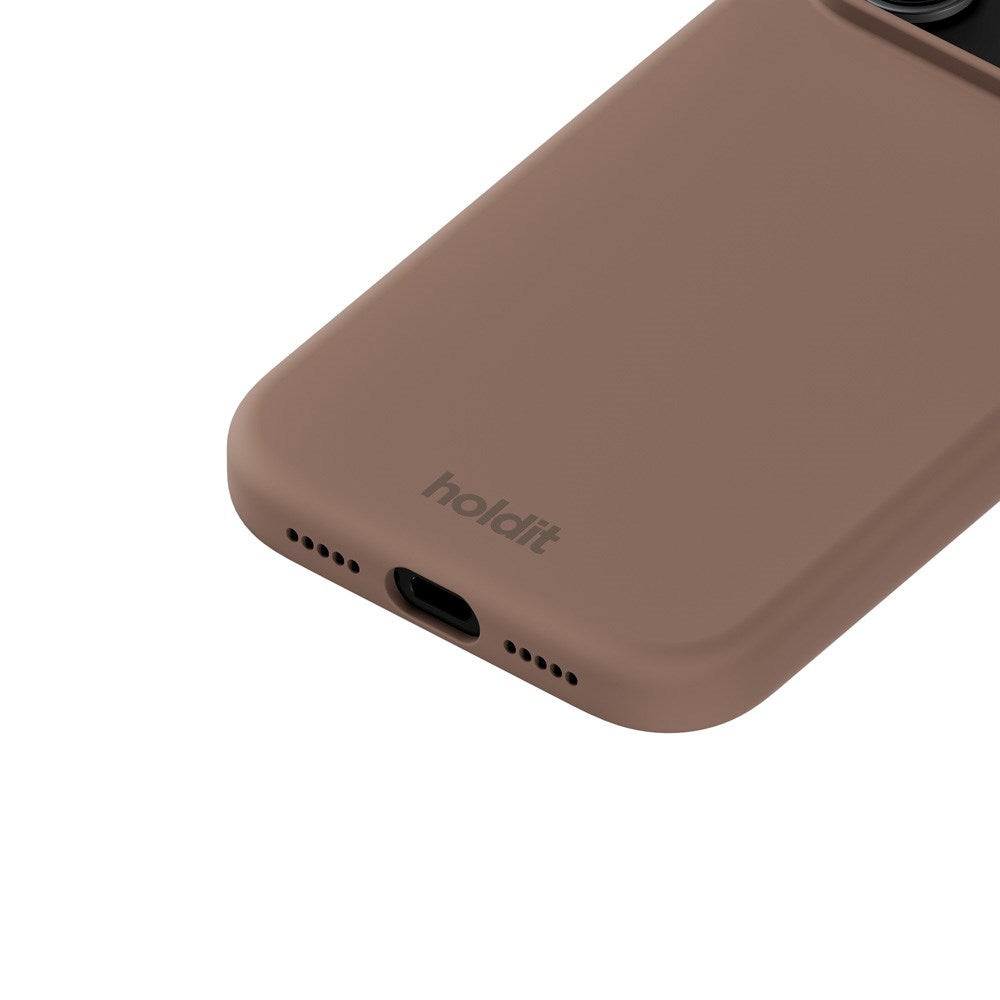 Holdit iPhone 17 Pro Max Soft Touch Silicone Case - Mocha Brown